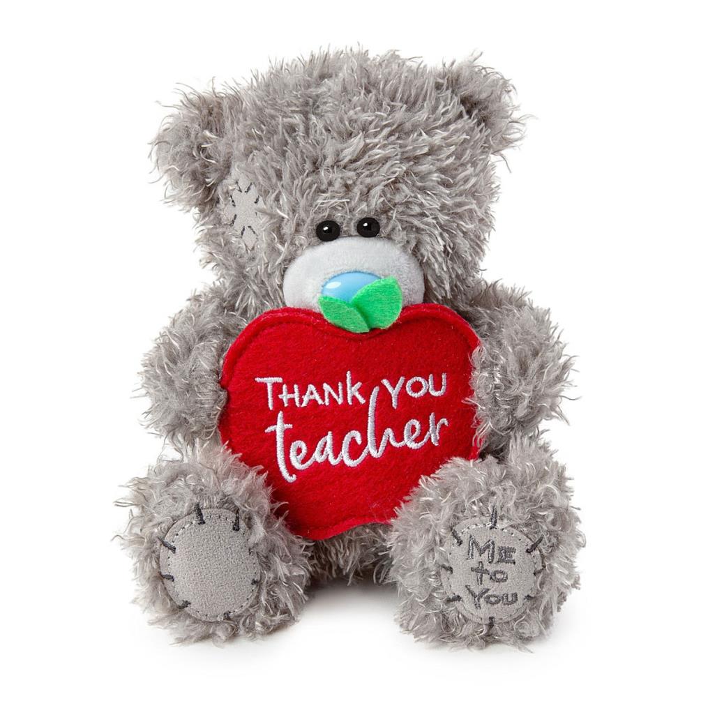 7" Holding Thank You Teacher Apple Me To You Bear Extra Image 2
